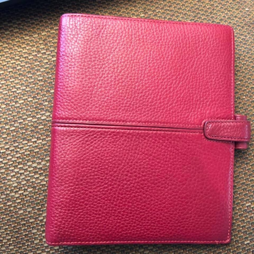 Used Filofax A5 Red Finchley $60